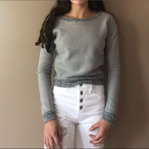 Gray Aeropostale sweater
